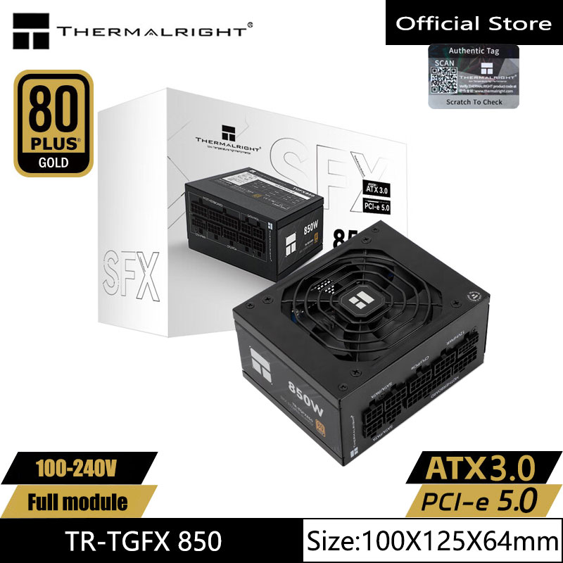 Sfx Power Supply 750W Gold - Thermalright TR-TGFX850 コンピュータケース電源、SFX 金メダルフルモジュール、サポート ATX3.0 /pcie5.0