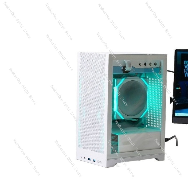Mini Itx Case With Handle Portable - ポータブル ITX ミニ PC ケース デスクトップコンピューターシャーシ