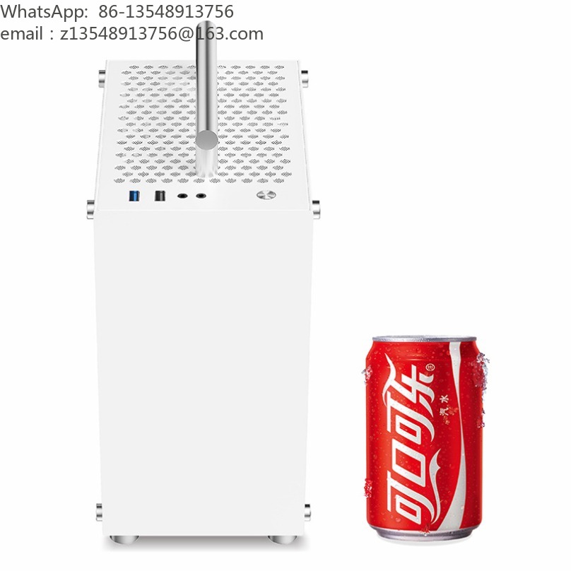 Mini Itx Case With Handle Portable - T40 ミニITX PCケース ポータブルハンドル アクリルサイドパネル 小型シャーシ