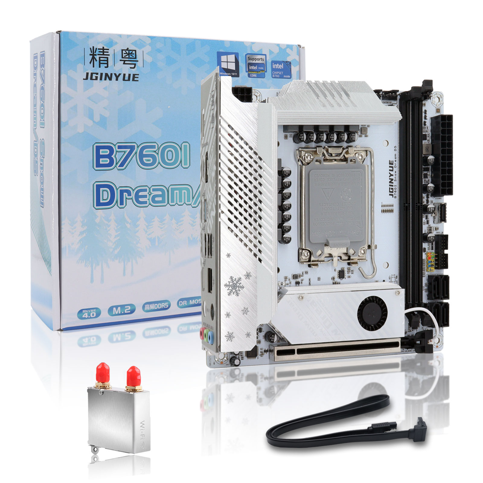 Itx Motherboard B760I Ddr5 - JGINYUE-B760マザーボード,Intel Core, 12th, 12th, 12th, 12th,