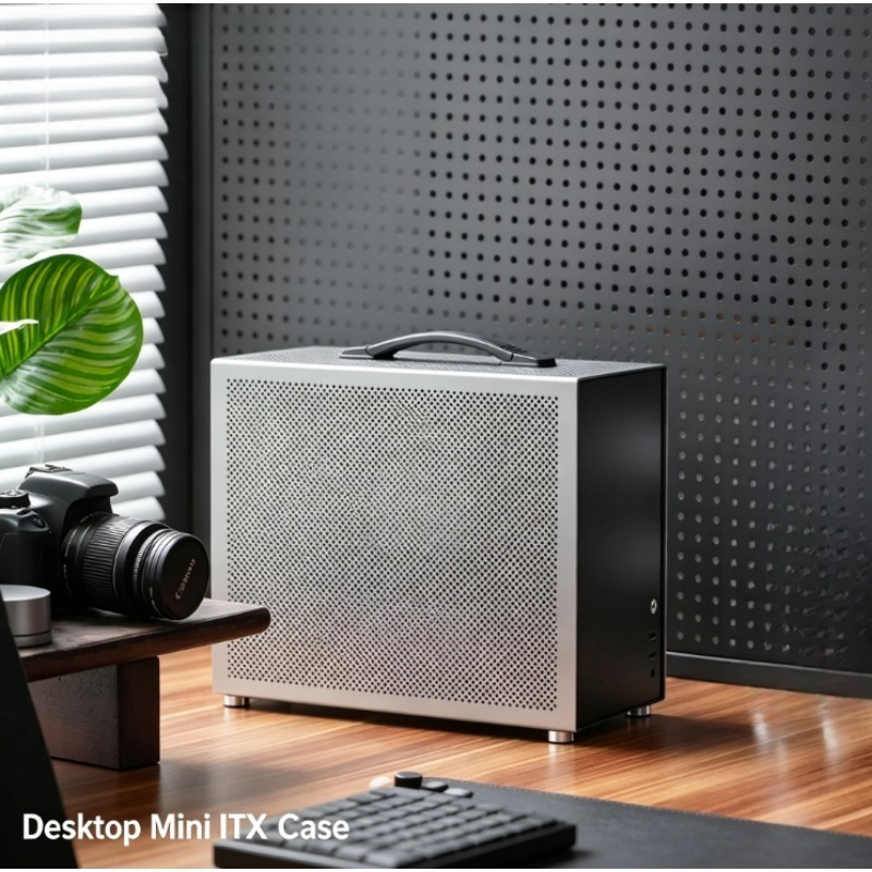 D3アルミニウム合金製ミニITX PCケース。ATX電源に対 - Mini Itx Case Water Cooling Support のレビューと価格
