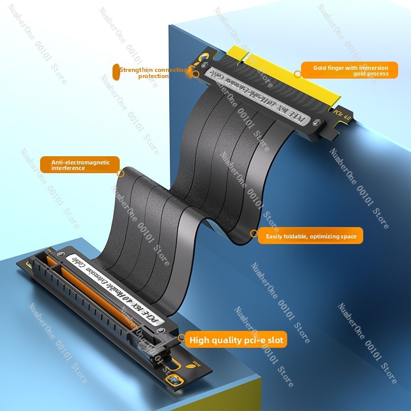 PCIe 4.0 x16 拡張アダプターケーブル、GPU用フ - Itx Case Pcie Riser 4.0 のレビューと価格