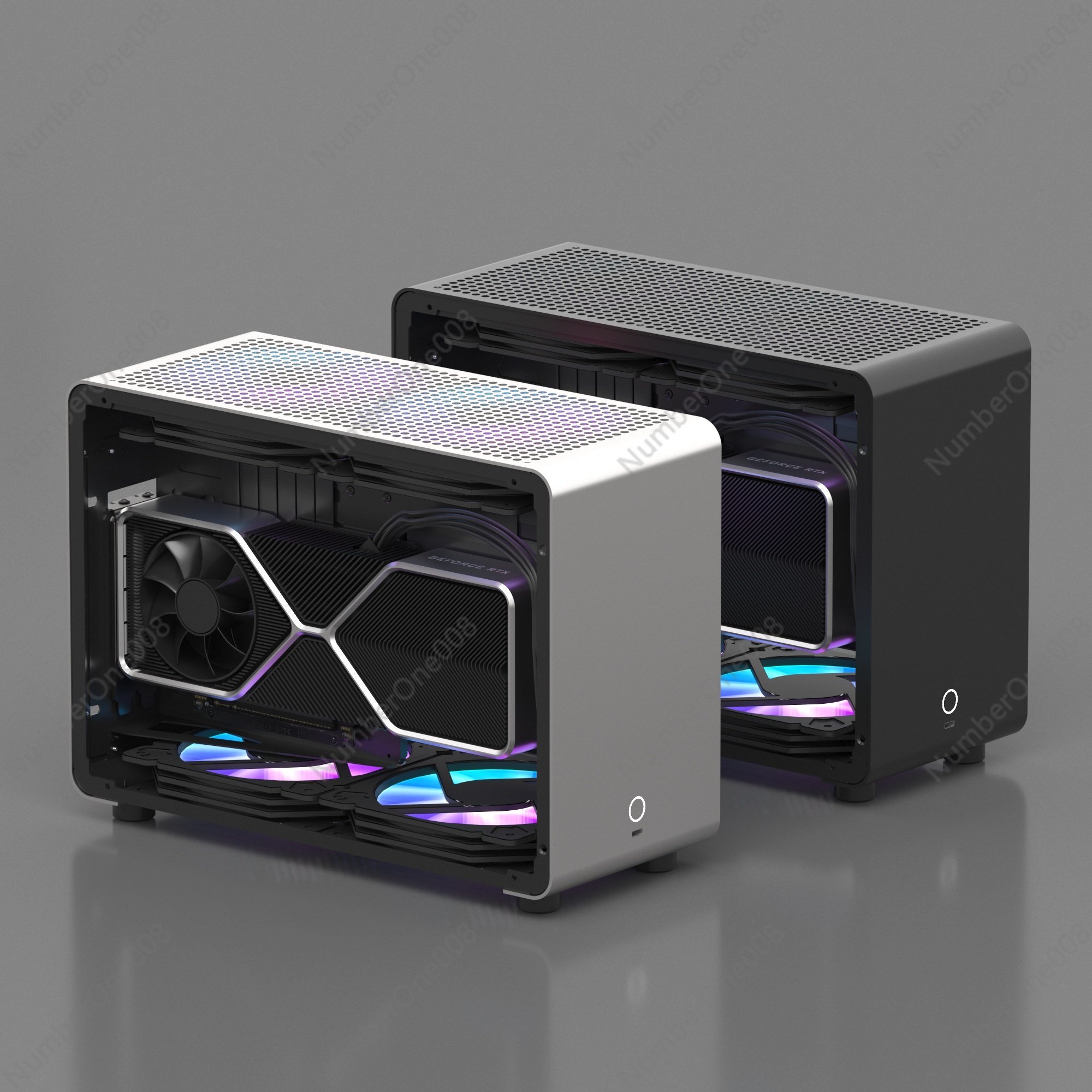 G1-pro ITX アルミ製コンピューターケース、A4構造 - Mini Itx Case Water Cooling Support のレビューと価格