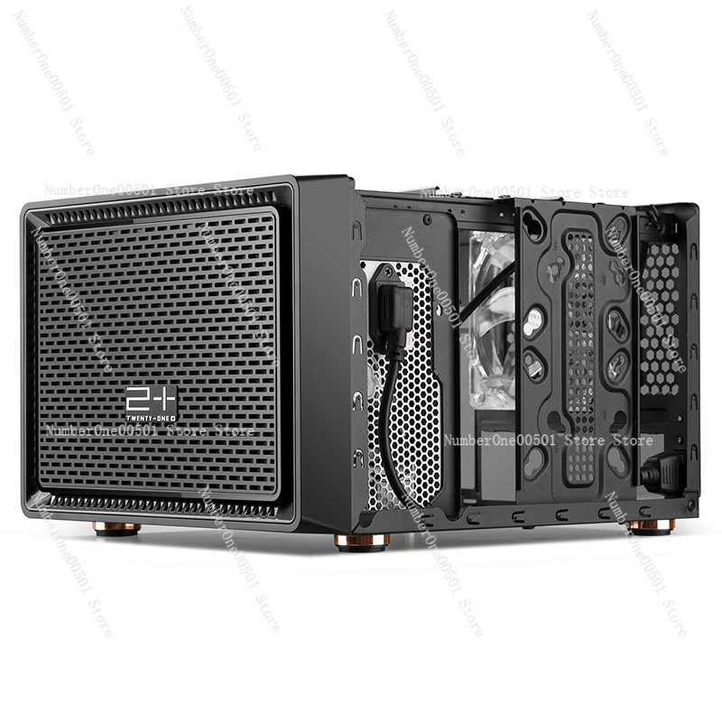 N1 ミニITXコンピューターケース HTPC デスクトップ - Mini Itx Case Water Cooling Support のレビューと価格