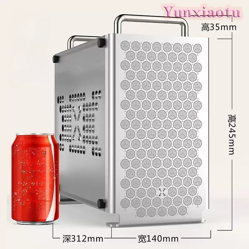 ミニITXコンピューターケース アルミ製 B2 スタイルハン - Mini Itx Case With Handle Portable のレビューと価格