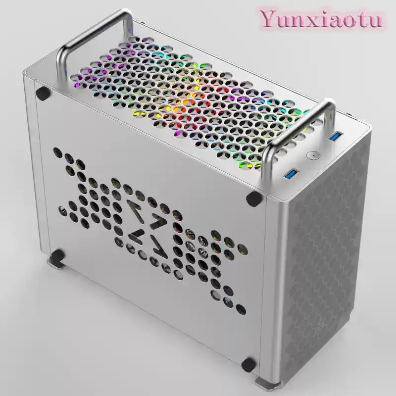 ミニITXコンピューターケース アルミ製 B2 スタイルハン - Mini Itx Case With Handle Portable のレビューと価格
