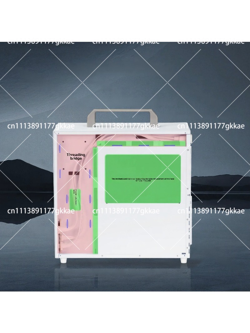 ミニ ITX コンピューターケース、ポータブルハンドルデザイ - Mini Itx Case Water Cooling Support のレビューと価格
