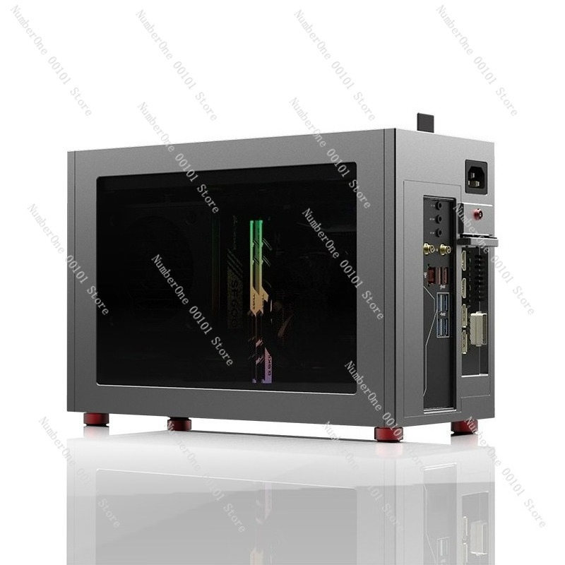 Mini-ITX対応アルミニウム製ケース、240mm水冷対応 - Sff Case Tempered Glass のレビューと価格