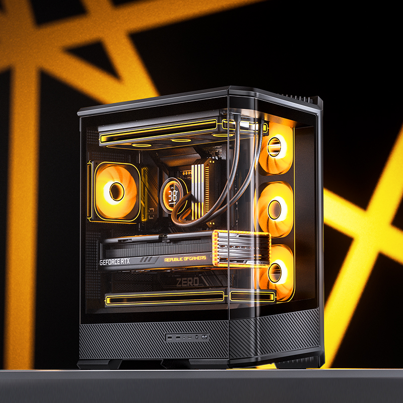 Jonsbo D400 ATX コンピュータケース M-AT - Mini Itx Case Water Cooling Support のレビューと価格