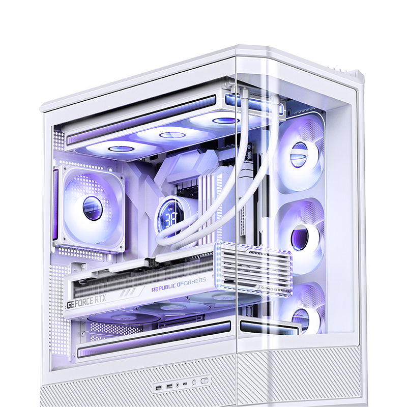 Jonsbo D400 ATX コンピュータケース M-AT - Mini Itx Case Water Cooling Support のレビューと価格