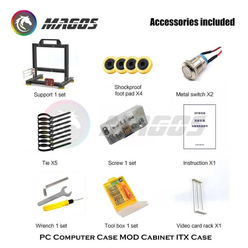 120, 240, 360 Aioゲーマー用PCケース,GP - Mini Itx Case Water Cooling Support のレビューと価格