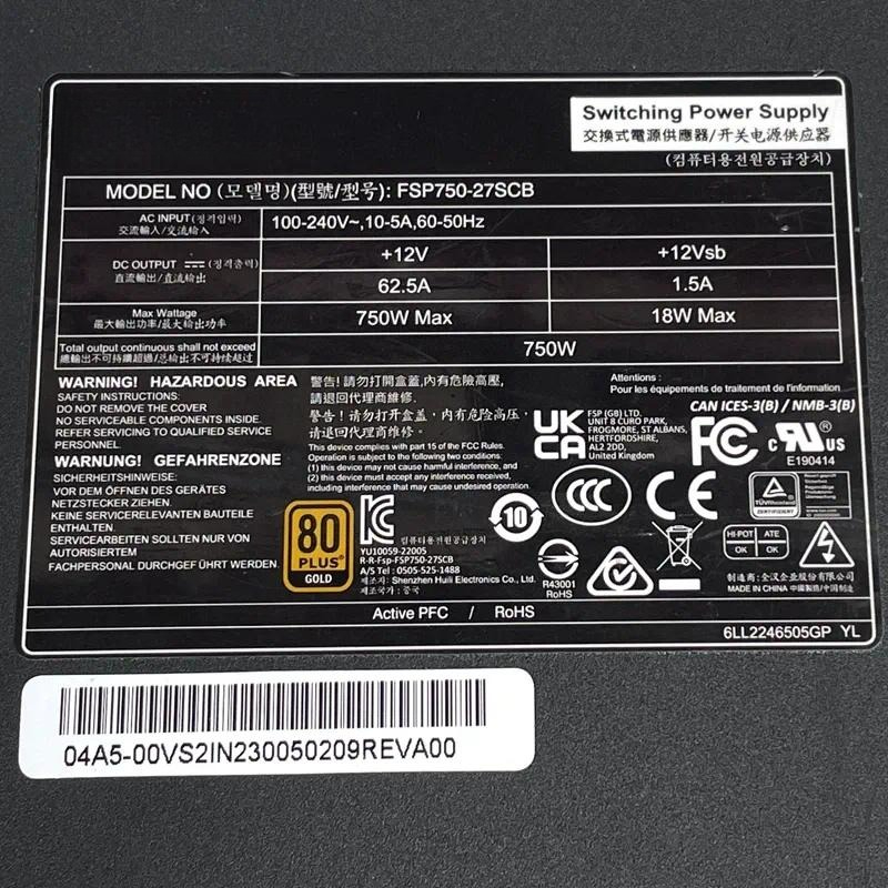 FSP750-27SCB 750W ゴールド SFX電源ユニ - Sfx Power Supply 750W Gold のレビューと価格
