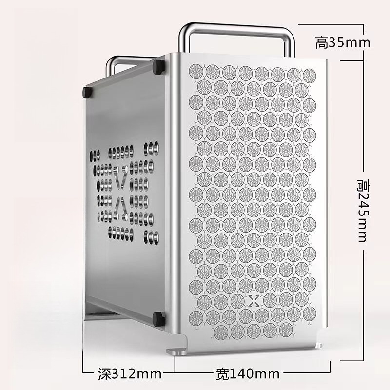 B2 全アルミニウム製 ITX デュアルハンドル ポータブル - Mini Itx Case With Handle Portable のレビューと価格