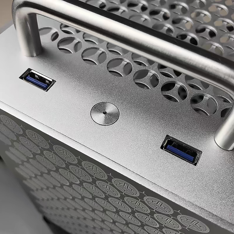 B2 全アルミニウム製 ITX デュアルハンドル ポータブル - Mini Itx Case With Handle Portable のレビューと価格