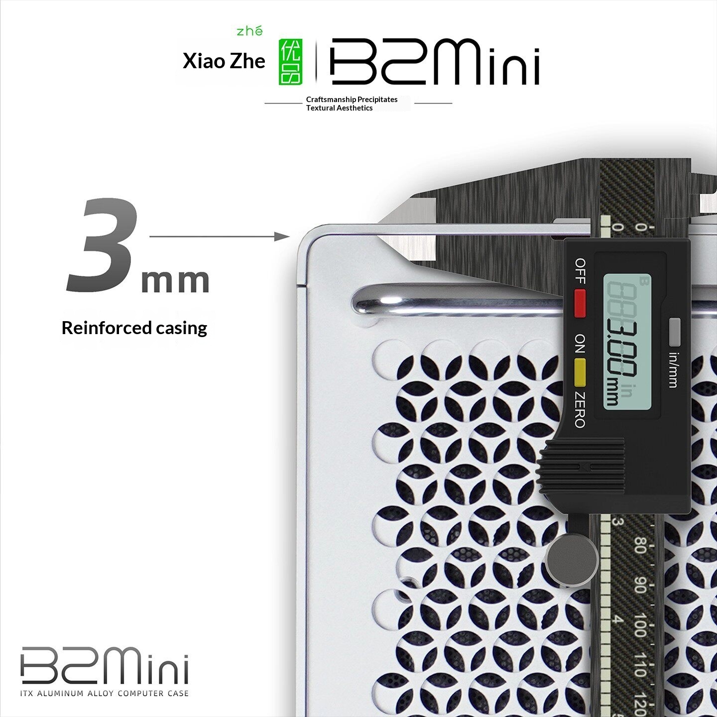 B2 ミニ ITX コンピュータケースアルミ合金小型 PC  - Mini Itx Case With Handle Portable のレビューと価格