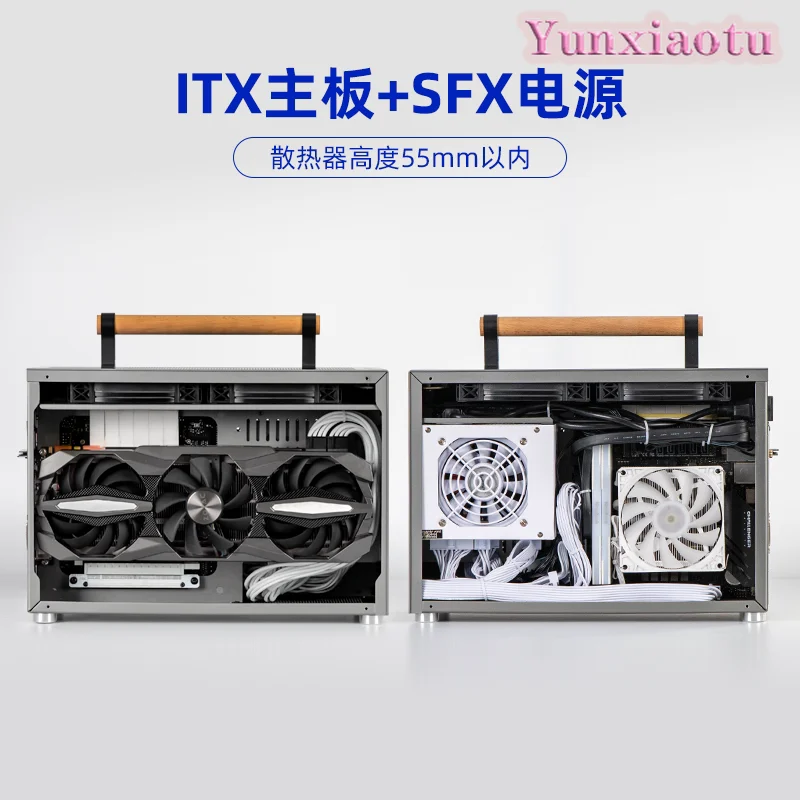 P26 ポータブルA4ミニITXケース。ハンドル付きで、SF - Mini Itx Case With Handle Portable のレビューと価格
