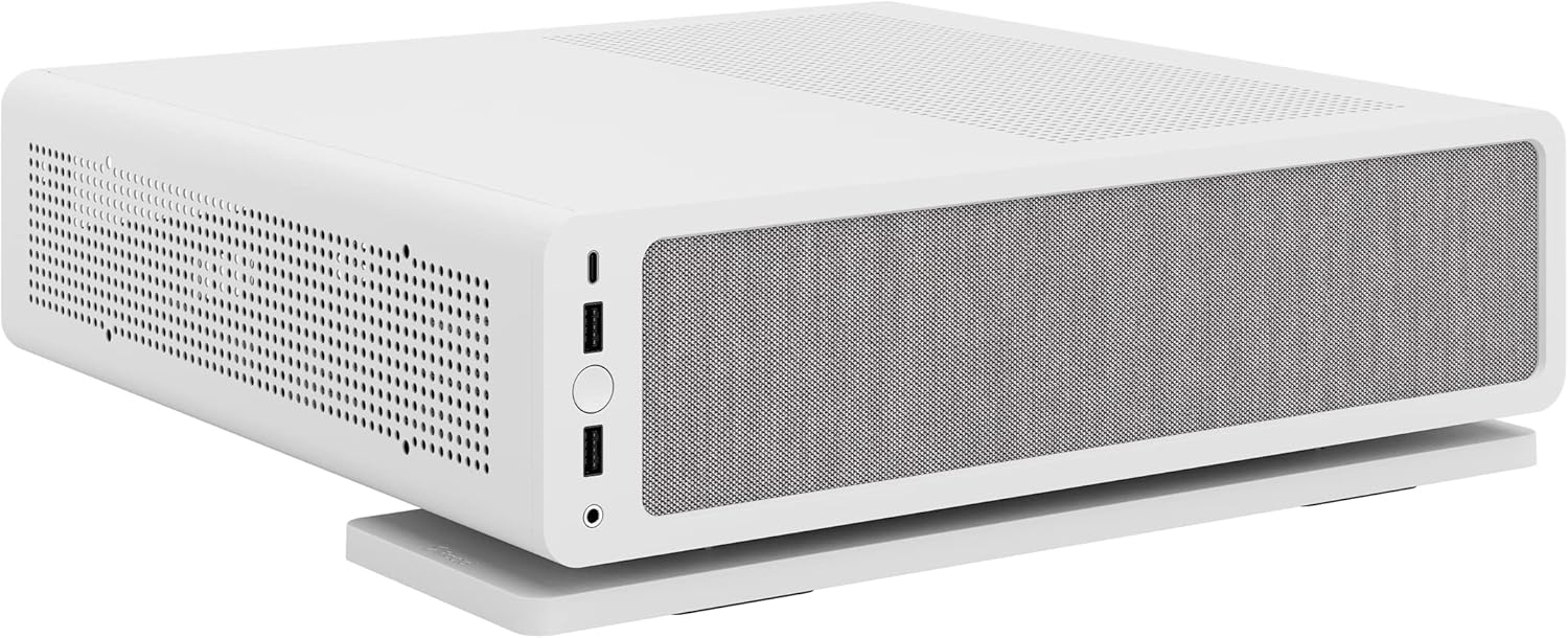 白色のフルタワー型金属製PCケース。Mini-ITXに対応、 - Itx Case Pcie Riser 4.0 のレビューと価格