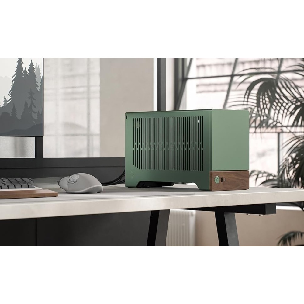 陽極酸化アルミニウムパネル ウォールナット木製フロントパネル - Itx Case Pcie Riser 4.0 のレビューと価格