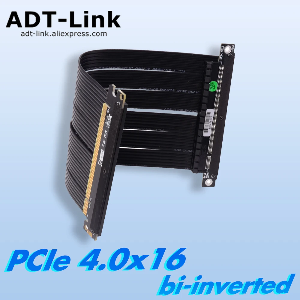 デュアルリバースライザーケーブル延長,pcie4.0互換,ビ - Itx Case Pcie Riser 4.0 のレビューと価格