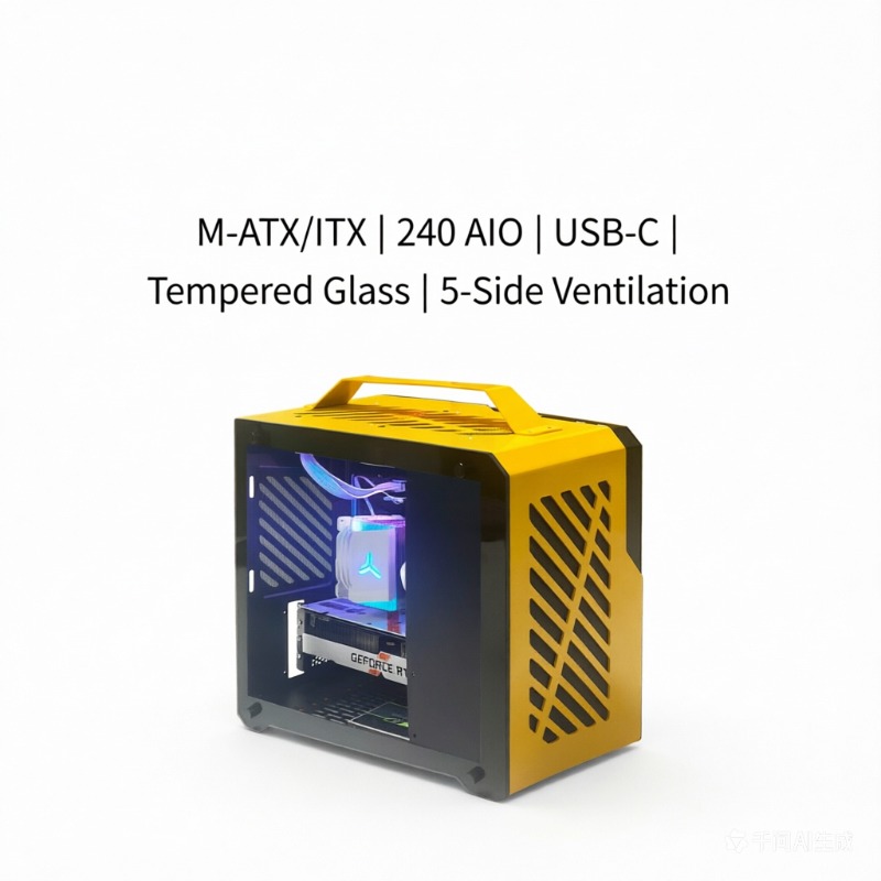 QM-Z36 Hornet ミニPCケース、アルミ合金製、強 - Mini Itx Case With Handle Portable のレビューと価格