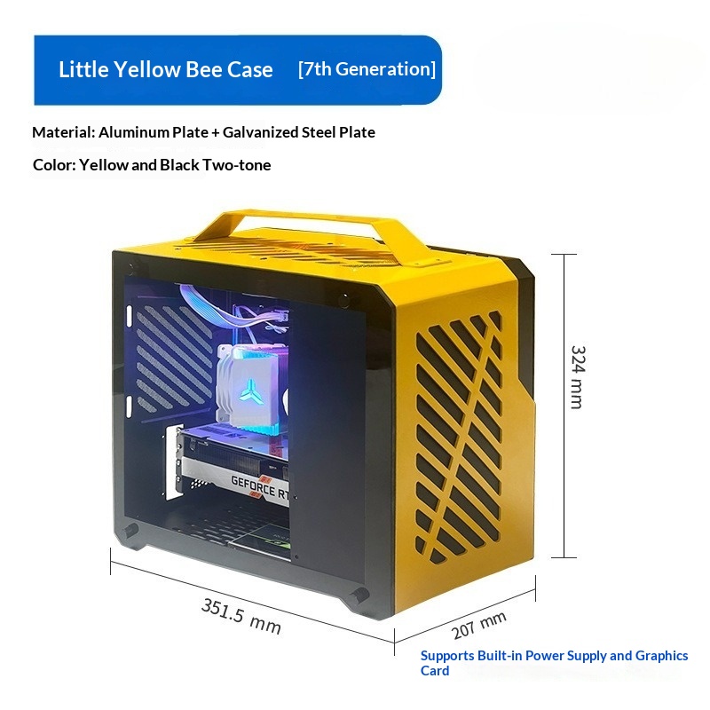 QM-Z36 Hornet ミニPCケース、アルミ合金製、強 - Mini Itx Case With Handle Portable のレビューと価格