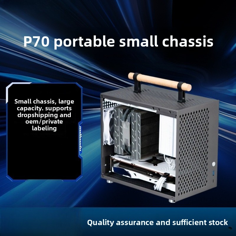 フルアルミニウム ITX ケースミニポータブルハンドル PC - Mini Itx Case With Handle Portable のレビューと価格