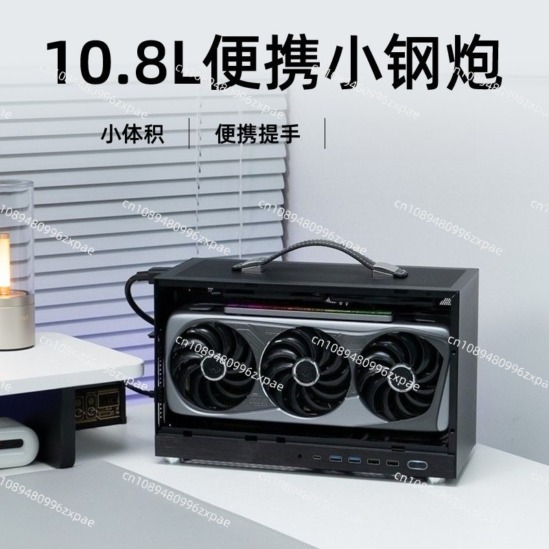 ミニITX PCケース、持ち運び可能なハンドル付き、デュアル - Mini Itx Case With Handle Portable のレビューと価格