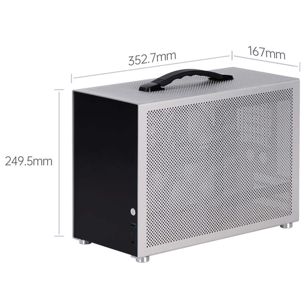ZZAW D3 デスクトップ ミニITX PCケース フルア - Mini Itx Case Water Cooling Support のレビューと価格