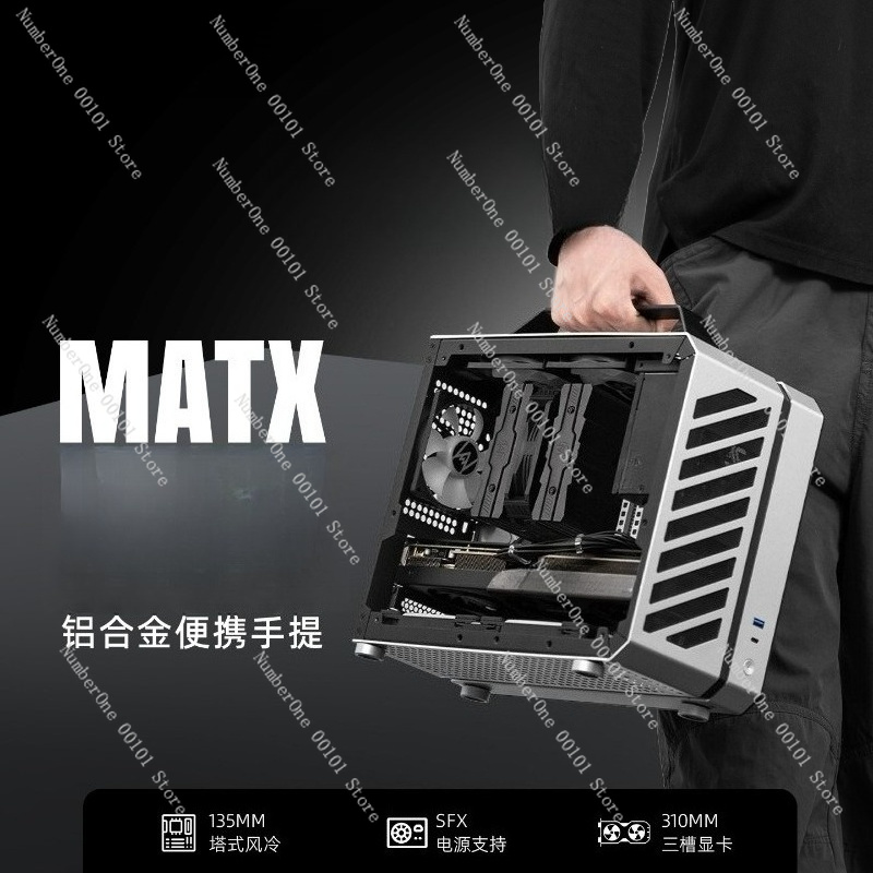 ミニITX PCケース 強化ガラス ポータブル MATX コ - Mini Itx Case Water Cooling Support のレビューと価格
