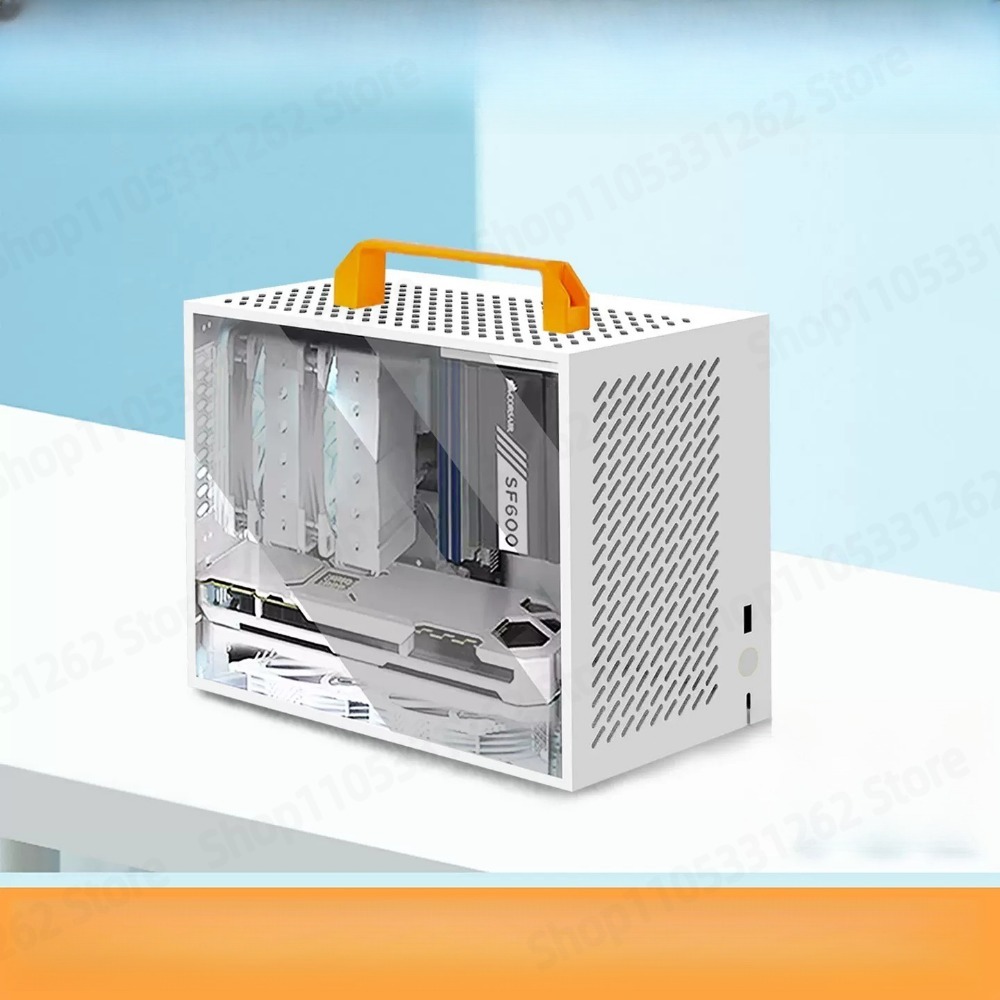 A59 ミニ ITX ケース ホワイト 小型 ポータブル ハ - Mini Itx Case With Handle Portable のレビューと価格