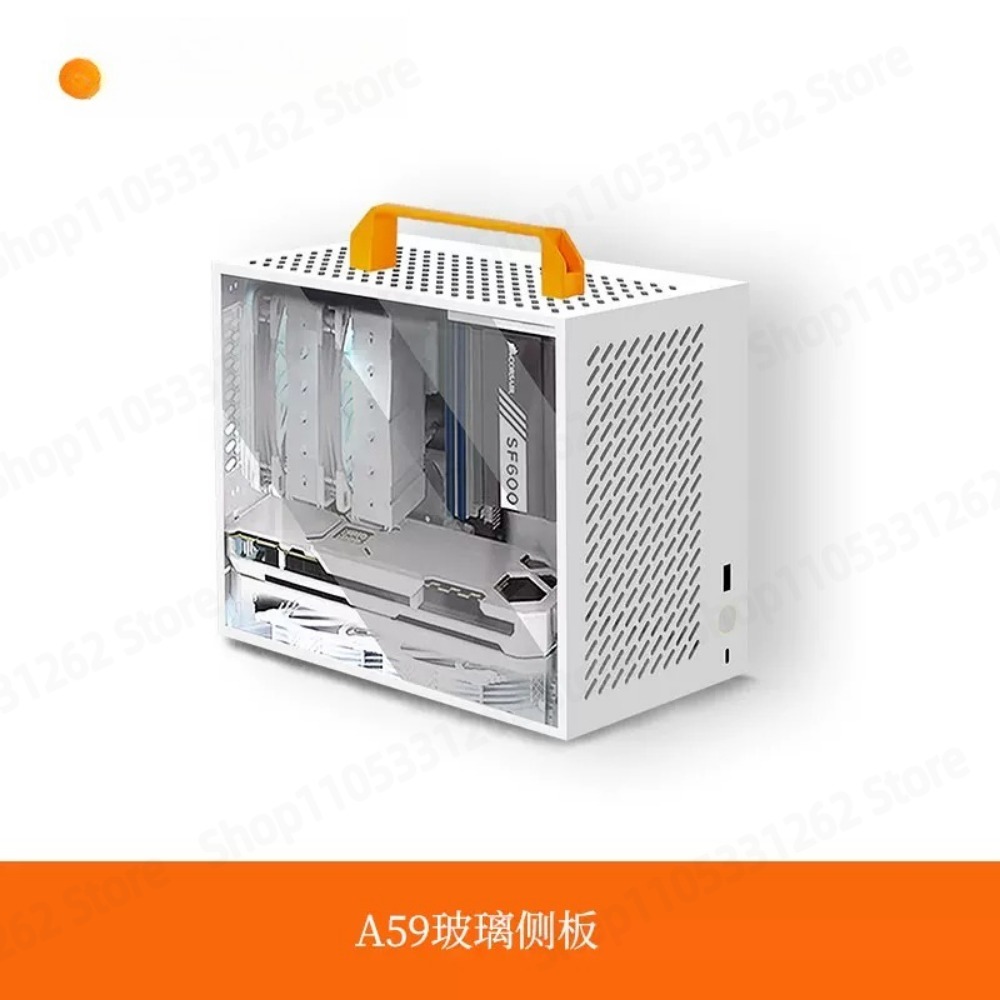 A59 ミニ ITX ケース ホワイト 小型 ポータブル ハ - Mini Itx Case With Handle Portable のレビューと価格