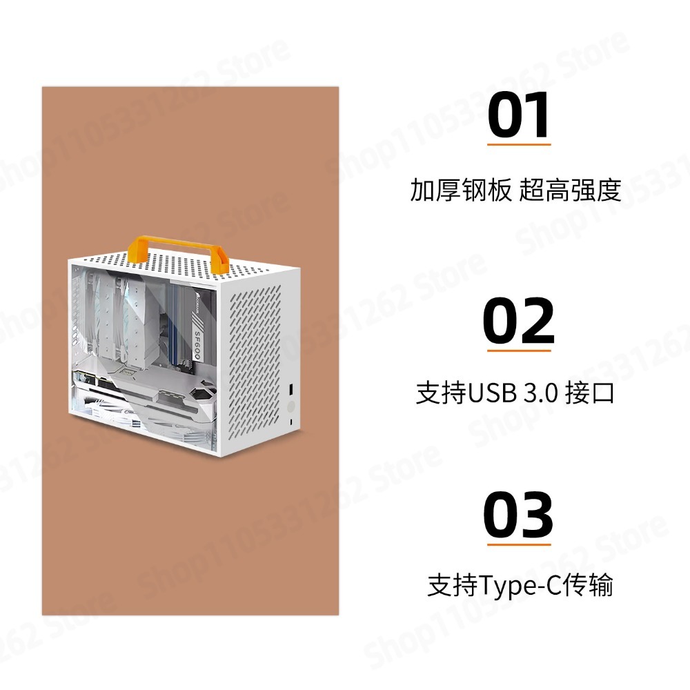 A59 ミニ ITX ケース ホワイト 小型 ポータブル ハ - Mini Itx Case With Handle Portable のレビューと価格